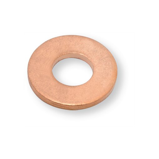 Anilha de cobre 7,3X16X1,5 mm
